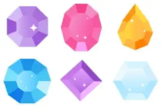 Glass Diamond Art Gems
