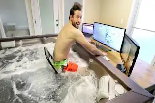 Best Place for Hot Tub at an Office