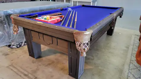 Pool Table with Cup Pockets