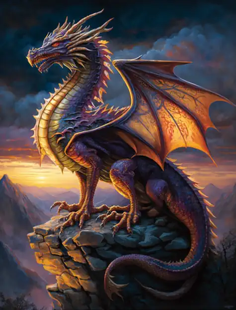 5D Diamond Painting Dragon