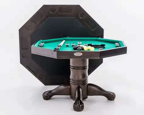 8 Sided Bumper Pool Table