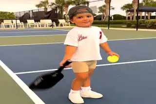 Young Pickleball Player Small